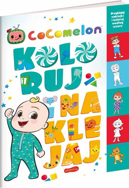 KOLORUJ I NAKLEJAJ. COCOMELON
