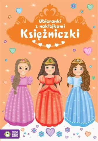UBIERANKI Z NAKLEJKAMI. KSIĘŻNICZKI