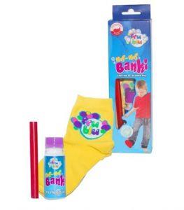 BAŃKI MYDLANE FRU BLU 1847 ZESTAW SKARPETKA + PŁYN