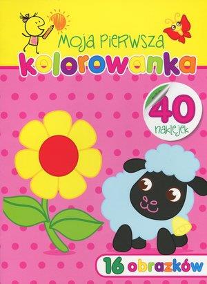 MOJA PIERWSZA KOLOROWANKA (RÓŻOWA)