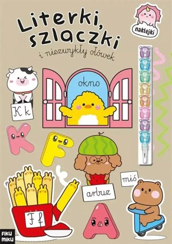 LITERKI, SZLACZKI I NIEZWYKŁY OŁÓWEK
