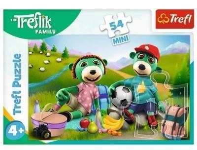 Puzzle mini 54 elementy. Trefliki