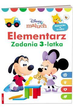 DISNEY MALUCH. ELEMENTARZ. ZADANIA 3-LATKA