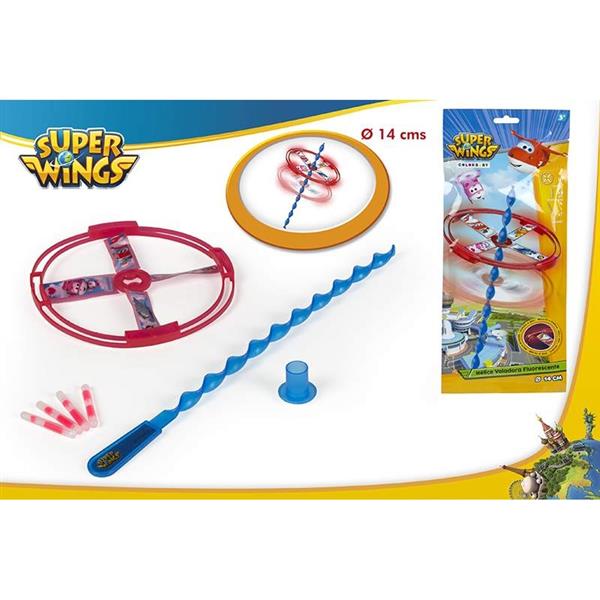 DYSK LATAJĄCY FLUORESCENCYJNY SUPER WINGS