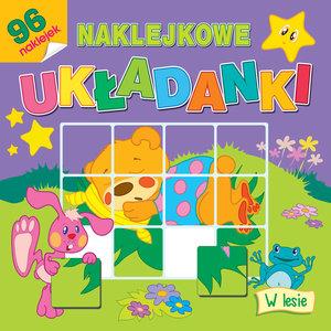 NAKLEJKOWE UKŁADANKI. W LESIE