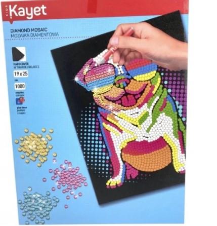 Kayet Kids Zestaw Mozaika Diamentowa 19x25cm PIES