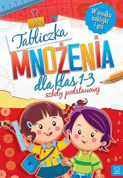 TABLICZKA MNOŻENIA DLA KLAS 1-3 SZK. PODSTAWOWEJ W