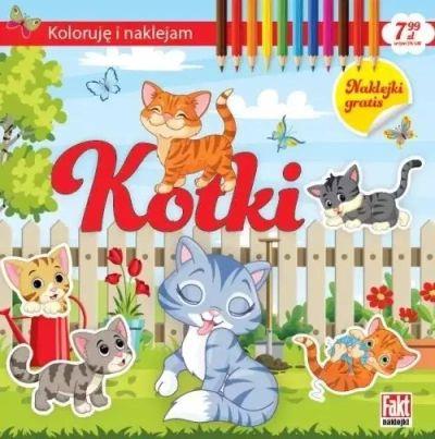 Koloruję i najklejam. Kotki