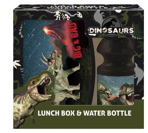 ZESTAW ŚNIADANIÓWKA + BIDON DERFORM DINOSAURS