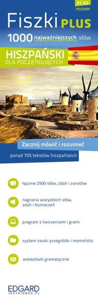 FISZKI PLUS. 1000 NAJWAŻNIEJSZYCH SŁÓW. HISZPAŃSKI