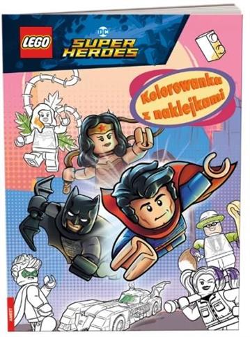 Lego DC Super Heroes. Kolorowanka z naklejkami