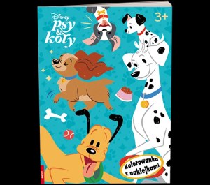 Disney Psy & Koty Kolorowanka z naklejkami NA-9148