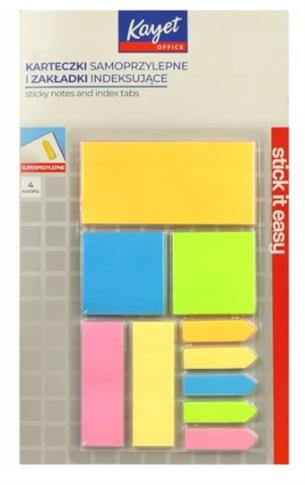 KARTECZKI SAMOPRZYLEPNE KAYET