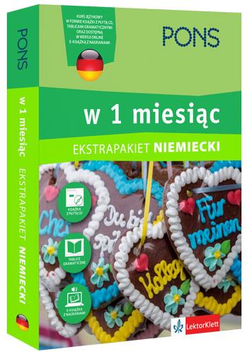 NIEMIECKI W 1 MIESIĄC Z 3 TABLICAMI JĘZYKOWYMI I K