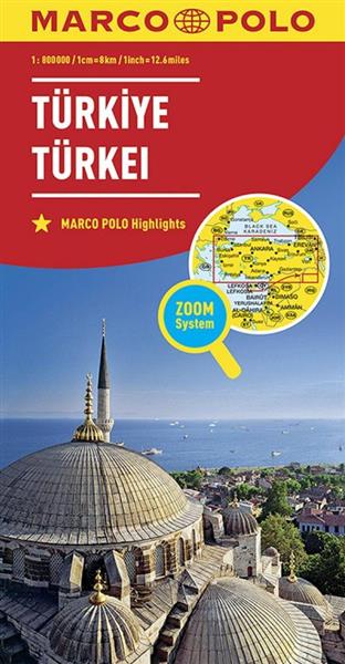 MARCO POLO. TURCJA. MAPA, 1:800 000