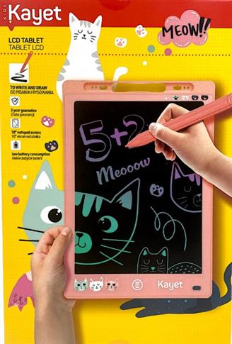 KAYET TABLET LCD DO PISANIA I RYSOWANIA 10” RÓŻOWY