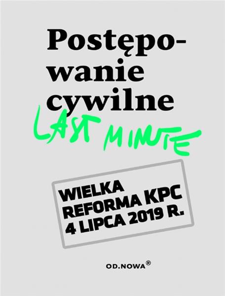 LAST MINUTE. POSTĘPOWANIE CYWILNE