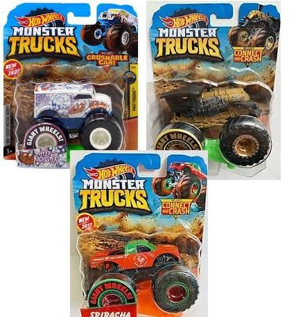 HOT WHEELS. MONSTER TRUCKS POJAZD 1:64. MIX WZORÓW