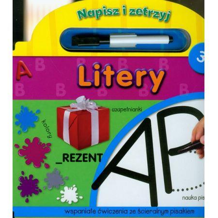 Litery Napisz i zetrzyj