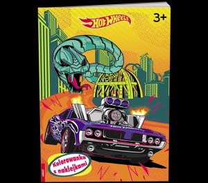 Mattel Hot Wheels Kolorowanka z naklejkami NA-1602