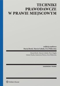 Techniki prawodawcze w prawie miejscowym