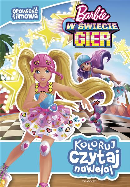 BARBIE.W ŚWIECIE GIER- OPOWIEŚĆ FILMOWA. KOLORUJ