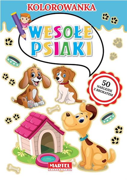KOLOROWANKA. WESOŁE PSIAKI