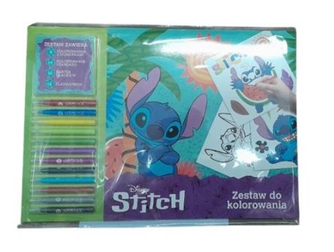 ZESTAW DO KOLOROWANIA STITCH IDEALNY DLA MAŁYCH PL