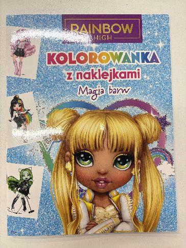 KOLOROWANKA Z NAKLEJKAMI MAGIA BARW