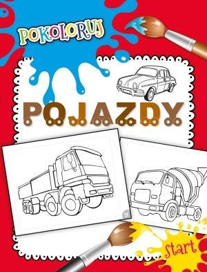 POJAZDY. POKOLORUJ