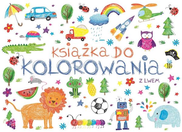KSIĄŻKA DO KOLOROWANIA Z LWEM