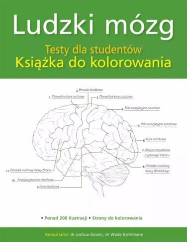 LUDZKI MÓZG. TESTY DLA STUDENTÓW. KSIĄŻKA DO KOLOR