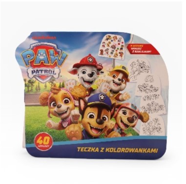 TECZKA Z KOLOROWANKAMI PSI PATROL