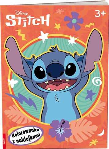 Stitch. Kolorowanka z naklejkami