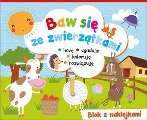 BAW SIĘ ZE ZWIERZĄTKAMI. BLOK DO KOLOROWANIA