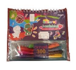 KSIĄŻECZKA Z KREATYWNYMI NAKLEJKAMI KAYET 3+