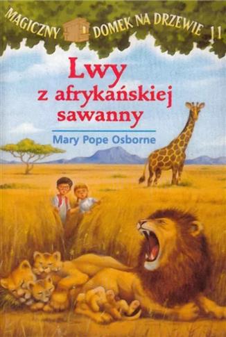 Lwy z afrykańskiej sawanny