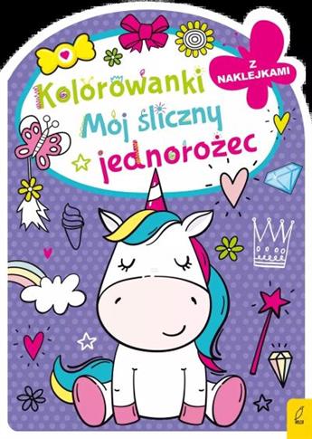 KOLOROWANKA Z WYKROJNIKIEM. MÓJ ŚLICZNY JEDNOROŻEC