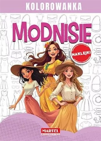 MODNISIE. KOLOROWANKA Z NAKLEJKAMI