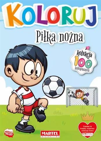 PIŁKA NOŻNA. KOLORUJ