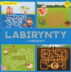 ĆWICZĘ RĘKĘ I OKO. LABIRYNTY Z NAKLEJKAMI