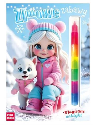ZIMOWE ZABAWY. MAGICZNE NAKLEJKI