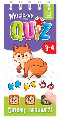 Magiczny quiz z liskiem. Dotknij i sprawdź, od 3