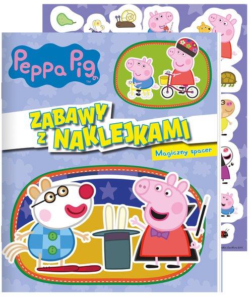PEPPA PIG. ZABAWY Z NAKLEJKAMI. MAGICZNY SPACER