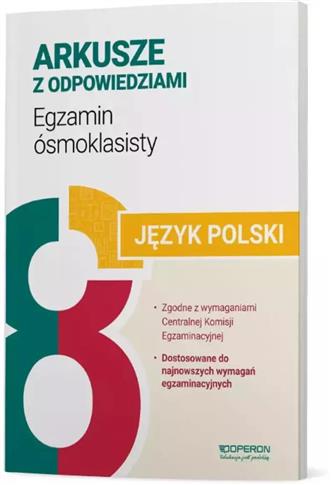 Język polski. Arkusze z odpowiedziami. Egzamin