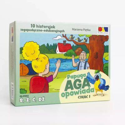 Historyjki obrazkowe. Papuga Aga opowiada. Część 1