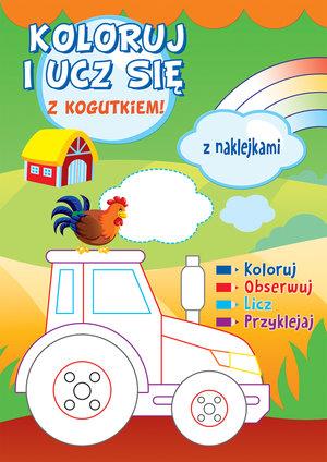 KOLORUJ I UCZ SIĘ Z KOGUTKIEM