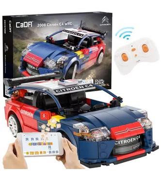 Klocki CADA.Zdalnie sterowana wyścigówka Samochód