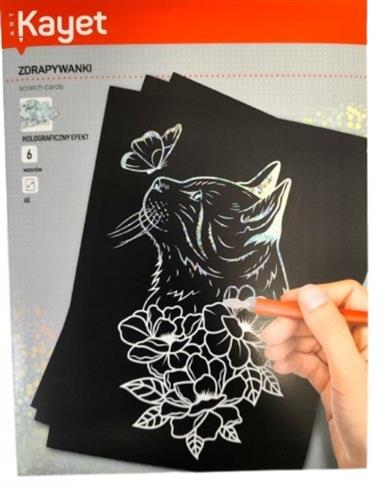 ZDRAPYWANKI OBRAZ DO ZDRAPYWANIA SCRATCH CARDS A5