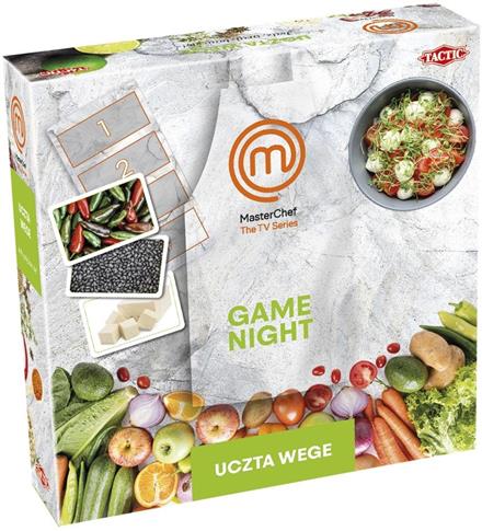 Master Chef:Uczta Vege, gra planszowa,Tactic Games